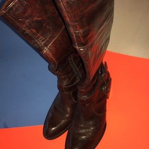 Born Crown burgundy high boots